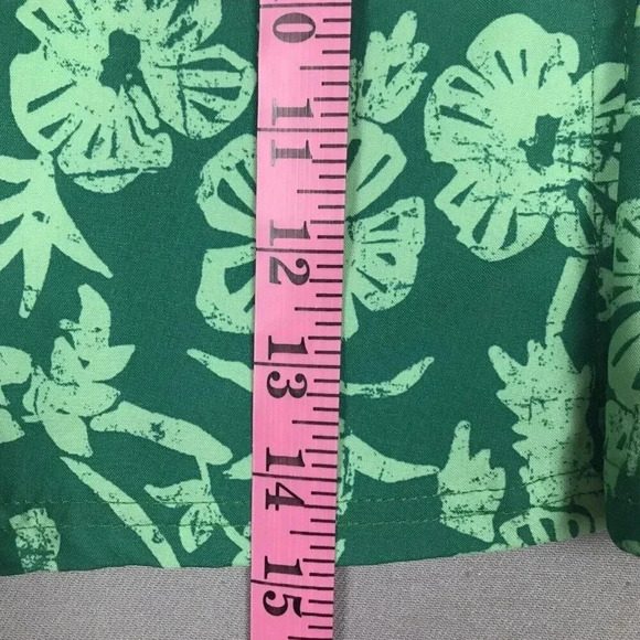RipSkirt Hawaii Size XS Length 1 Green Floral Wrap Skirt Swim Beach Cover Up - Picture 6 of 12